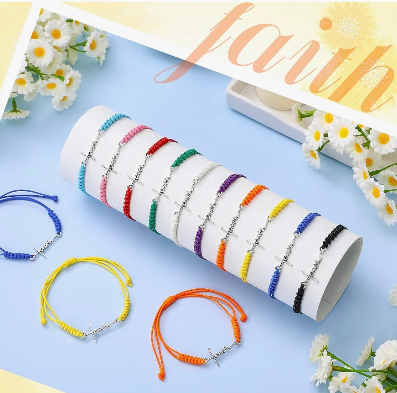 Faith String Bracelet