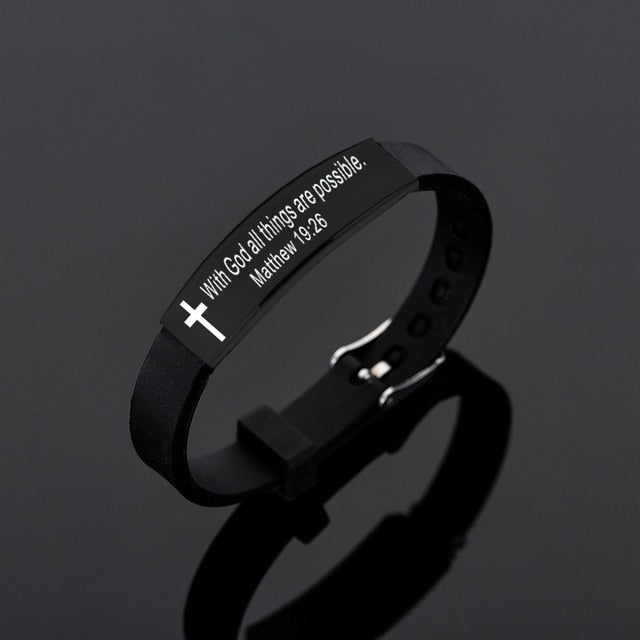 Scripture Silicone Bracelets